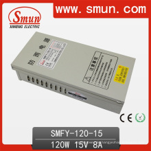 Regen-Beweis-Stromversorgung 120W 15V 8A IP40 Smfy-120-15